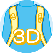 3D肩ベルト